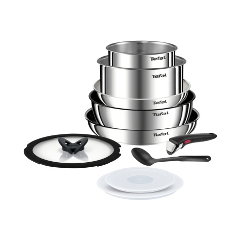 Batterie de cuisine Tefal BATTERIE DE CUISINE 10 PIECES INGENIO EMOTION INDUCTION ET FOUR L897S104