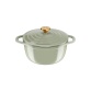 Cocotte Tefal Tefal Cocotte ronde 24 cm AIR SOFT LIGHT Green Lichen en fonte d'aluminium induction E2664625