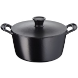 Marmite / Faitout Tefal FAITOUT + COUVERCLE FONTE D'ACIER 24CM JAMIE OLIVER PREMIUM INDUCTION E2124655