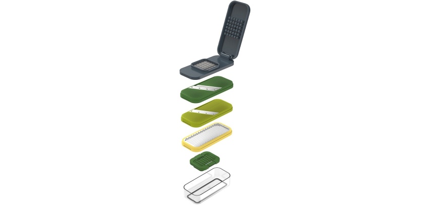 Accessoire de cuisine Joseph Joseph Multi-Prep Compact 4-en-1 Set pour hacher, raper et trancher
