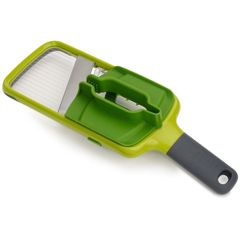 Accessoire de cuisine Joseph Joseph Multi-Grip Mandoline - 3 en 1 de maintien des legumes - vert