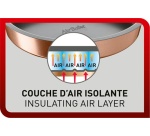 Plat / moule Tefal AIRBAKE Moule à tarte 27cm acier