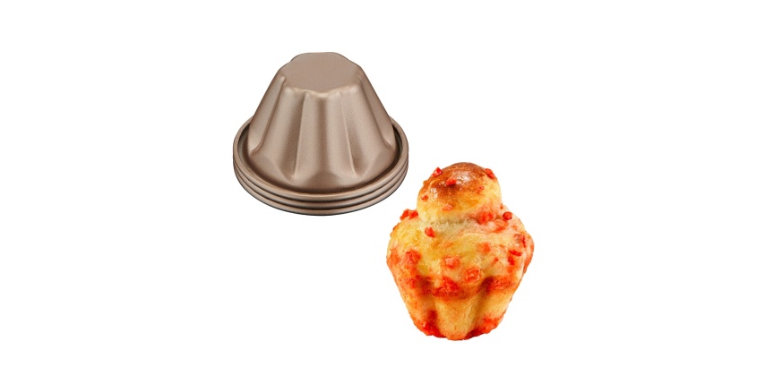 Plat / moule Tefal Creabake Set de 3 moules a brioches J3089304