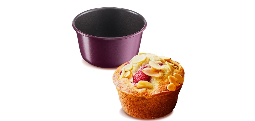Plat / moule Tefal Creabake 3 moules a muffins 7,5 cm J3069404