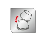 Plat / moule Tefal Creabake Support 6 empreintes pour moules a gateaux Creabake J3040204