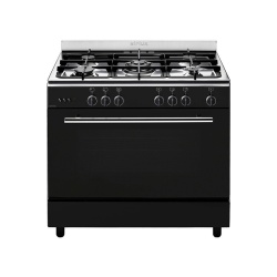 Piano de cuisson Airlux CC902GTBK3 - 90CM GAZ NOIR