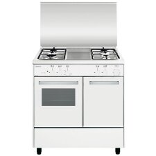 Piano de cuisson Airlux AA8PGWH2 - Butanette 80cm Gaz Blanc