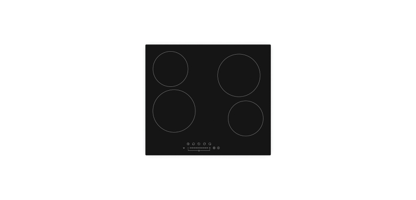Plaque vitrocéramique Proline PVH460SC Noir