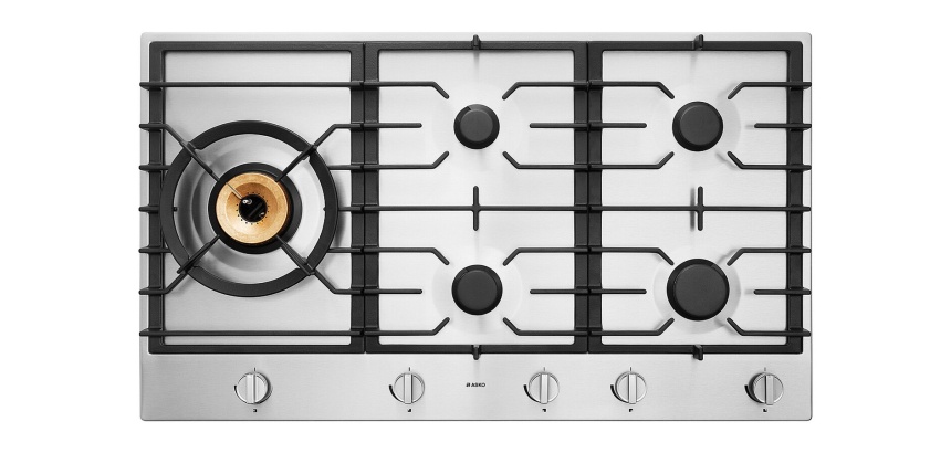 Plaque gaz Asko HG1986SB - Inox
