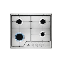 Plaque gaz Electrolux KGS6424SX Inox 60 cm