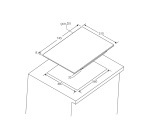 Plaque gaz Rosieres RVG7WL4WC5B