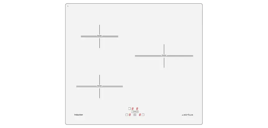 Plaque induction Airlux ATID632WHN BLANC