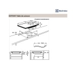 Plaque induction Electrolux EIV73441