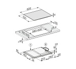 Plaque induction Miele km 7360 fl sans cadre