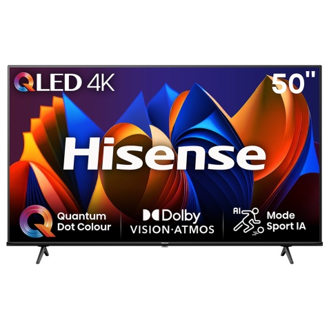 TV LED Hisense 50E7NQ QLED Dolby Vision & Atmos 60Hz 4K 126cm 2024