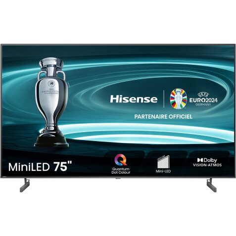 TV LED Hisense 75U6NQ Mini Led Dolby Vision & Atmos 120Hz 4K 189cm 2024