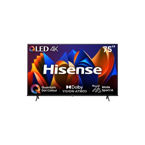 TV LED Hisense 75E7NQ Qled Dolby vision & Atmos 144HZ 4K 189cm 2024