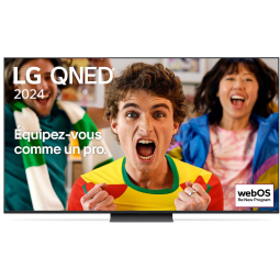 TV LED Lg 75QNED87T QNED Pied central ajustable 120Hz 4K 190cm 2024