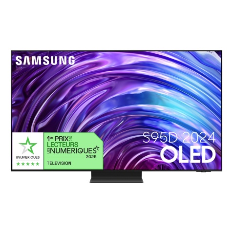 TV OLED Samsung TQ55S95D OLED Anti reflet 4K AI 140cm 2024