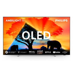 TV OLED Philips 48OLED759 OLED Ambilight TV Dolby Atmos et Vision 120Hz 4K 121cm 2024