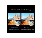 Vidéoprojecteur Dangbei Atom Compact Smart Laser avec Google TV, noir