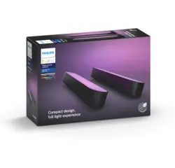 Lampe connectée Philips Hue Hue Play pack de 2 - Noir