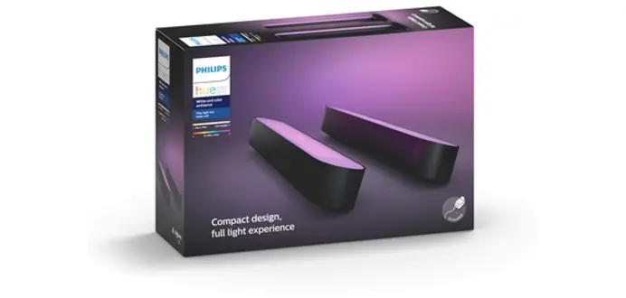 Lampe connectée Philips Hue Hue Play pack de 2 - Noir