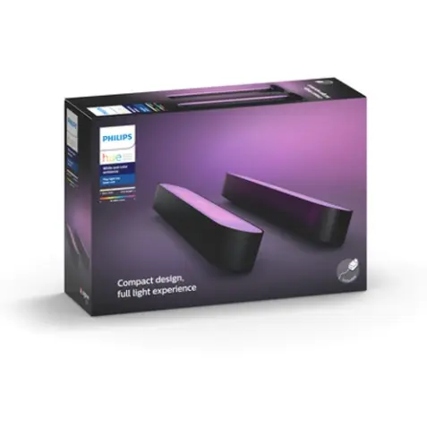 Lampe connectée Philips Hue Hue Play pack de 2 - Noir