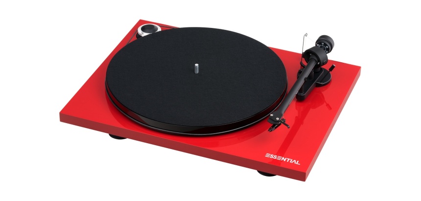 Platine vinyle Pro-ject ESSENTIAL III OM10 FR PIANO RED