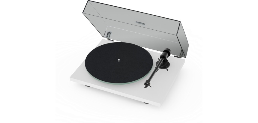 Platine vinyle Pro-ject T1 Evo BT Blanc + Cellule Ortofon OM10