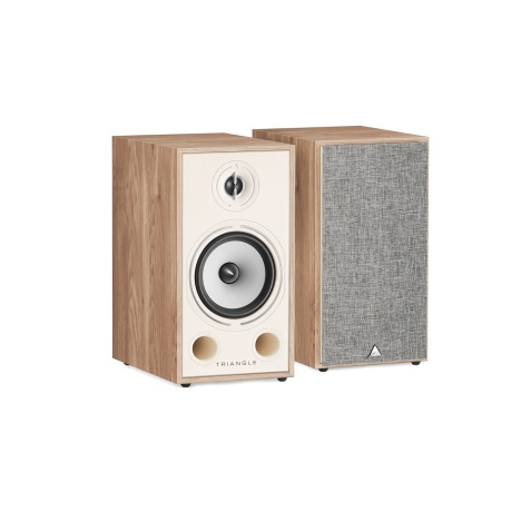 Enceinte bibliothèque Triangle BR03 Chêne Clair Vendues à la paire