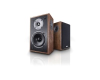 Enceinte bibliothèque Magnat. Monitor S10D Noyer vendue a la paire