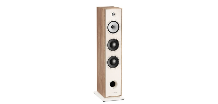 Enceinte colonne Triangle BOREA BR08 Chêne Clair Vendue à l'unité