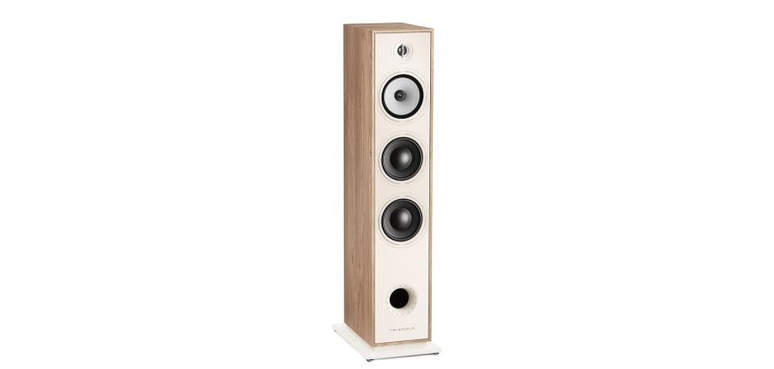 Enceinte colonne Triangle BOREA BR08 Chêne Clair Vendue à l'unité