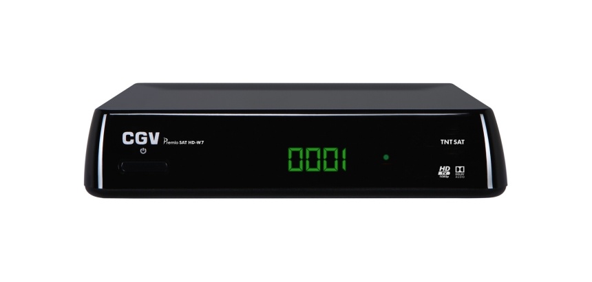 Décodeur TNT par satellite Cgv PREMIO SAT HD-W7