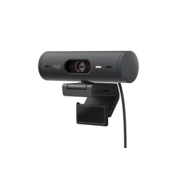 Webcam Logitech Brio 500 Webcam HD avec Deux Micros a Reduction de Bruit - Graphite