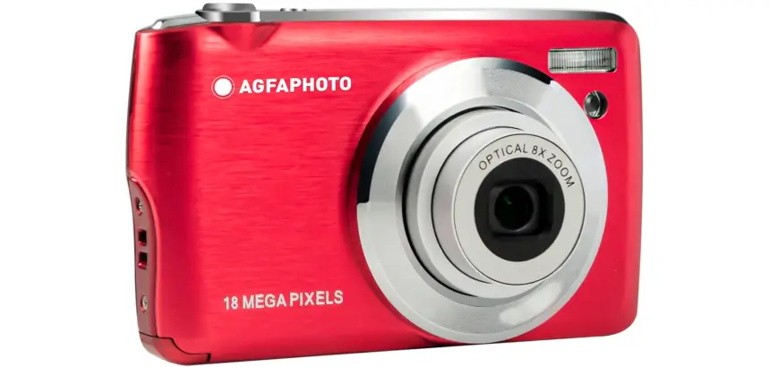 Appareil photo compact Agfaphoto Realishot DC8200 Rouge + Carte SD 16 Go