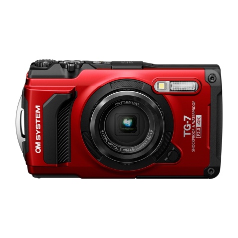 Appareil photo compact Om System TG-7 rouge