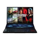 PC portable Asus ROG ZEPHYRUS DUO GX650RW 16" XQGA 165hz et ScreenPad Plus AMD Ryzen 7 6800H RAM 32 Go DDR5 1 To SSD GeForce RTX 3070 Ti TGP 150w Noir