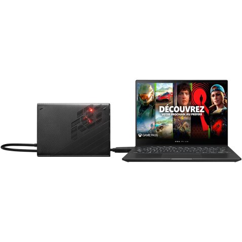 PC portable Asus ROG FLOW X13 13.4" tactile WUXGA AMD Ryzen 9 6900HS RAM 16 Go LPDDR5 512 Go SSD + ROG XG mobile GC32L RX6850M XT