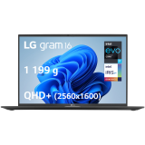 PC portable Lg GRAM 16" WQXGA Intel Core i7 1360P RAM 16 Go LPDDR5 1 To SSD Intel Iris Xe Plateforme Intel Evo