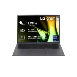 PC portable Lg Gram 16Z90S 16" WQXGA Intel Core Ultra 7 155H RAM 32 GO LPDDR5 2 To SSD Intel ARC Graphic - Plateforme Intel EVO