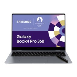 PC portable Samsung Galaxy Book4 Pro 360 16'' Intel Core Ultra 7 155H 16Go RAM 1TB SSD NVIDIA GeForce RTX 4050 AZERTY Fr Gris - Plateforme Intel Evo