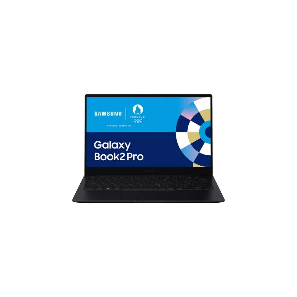 PC portable Samsung Galaxy Book2 Pro ordinateur portable ultra léger 13''  Plateforme EVO Intel Core i5 8Go RAM 512 Go SSD Intel Iris Xe Graphics,  Anthracite, Clavier AZERTY fr sur