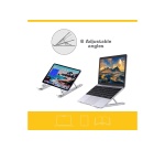Support pour ordinateur Accsup Support pliable en aluminium pour PC portable