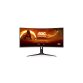 Ecran PC Aoc Ecran gaming 34'''' incurve - WQHD - VA - 180Hz - 1ms - Ajustable en hauteur - Hub USB - HDR400