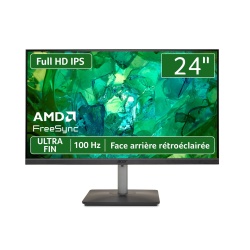 Ecran PC Acer VERO Ultra Fin 24'' RS242Ybpamix Dalle IPS 1ms 100 Hz