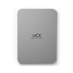 Disque dur externe Lacie 2 To Mobile Drive Usb3.2 Type C Gris Lunaire