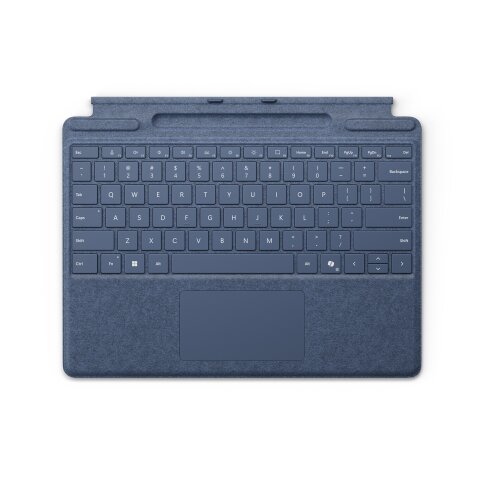 Clavier pour tablette Microsoft Clavier Surface Pro Keyboard (clavier seul avec emplacement pour stylet) - Bleu Saphir