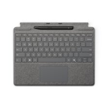 Clavier pour tablette Microsoft Clavier Signature Platine + Stylet Slim Pen 2 pour Surface Pro